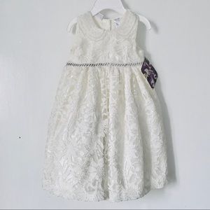 Fancy White Toddler Dress